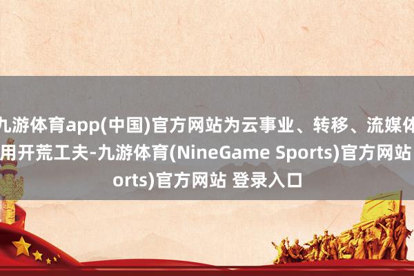 九游体育app(中国)官方网站为云事业、转移、流媒体和其他利用开荒工夫-九游体育(NineGame Sports)官方网站 登录入口