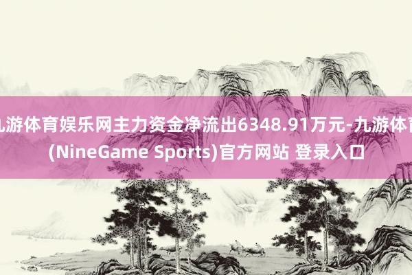 九游体育娱乐网主力资金净流出6348.91万元-九游体育(NineGame Sports)官方网站 登录入口